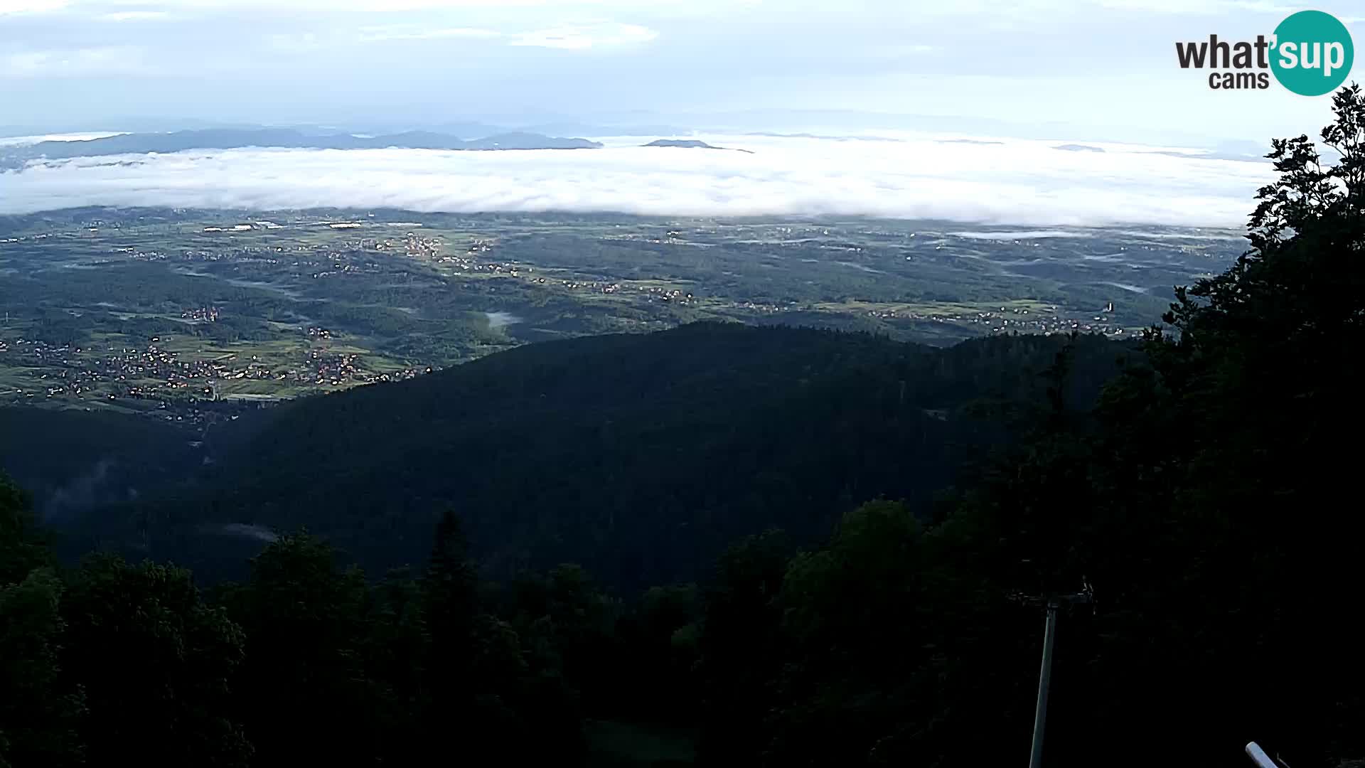 Sljeme webcam – Panorama