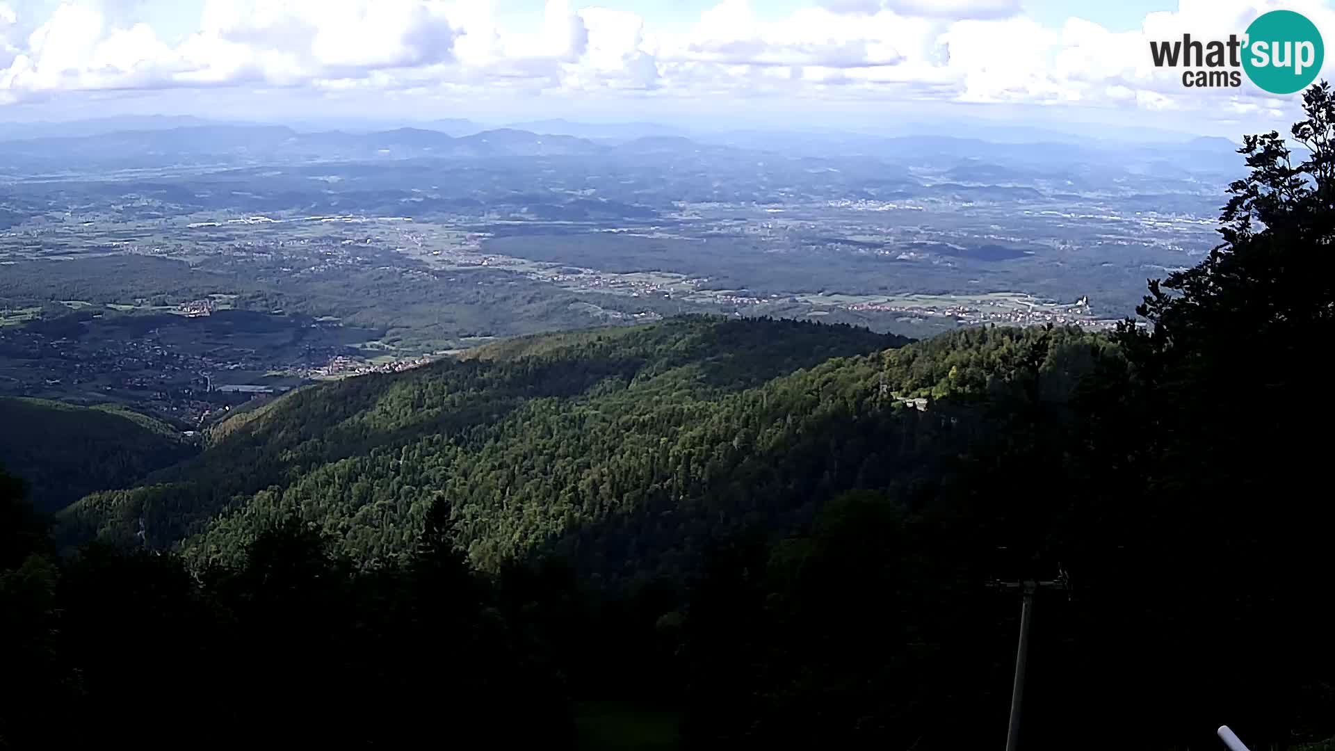 Sljeme webcam – Panorama