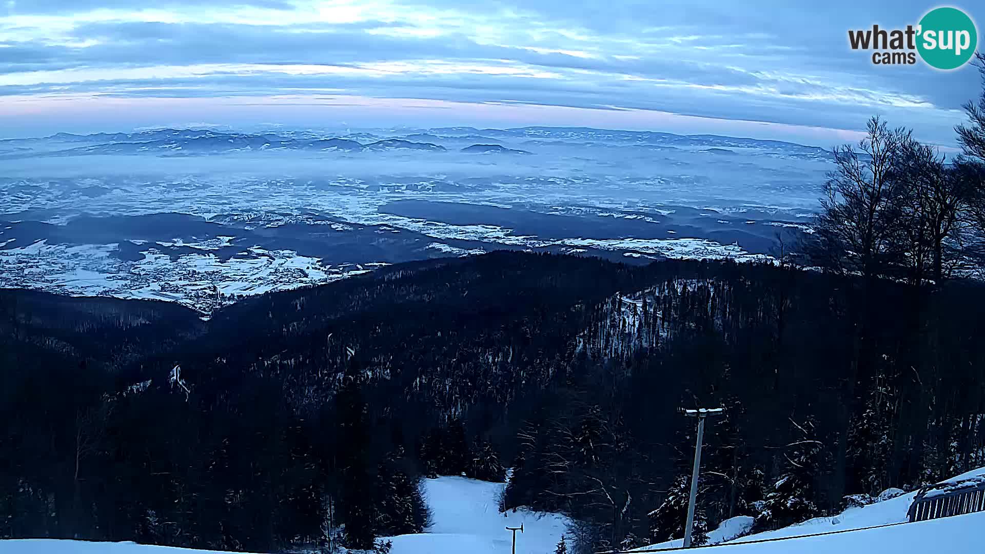 Sljeme webcam – Panorama