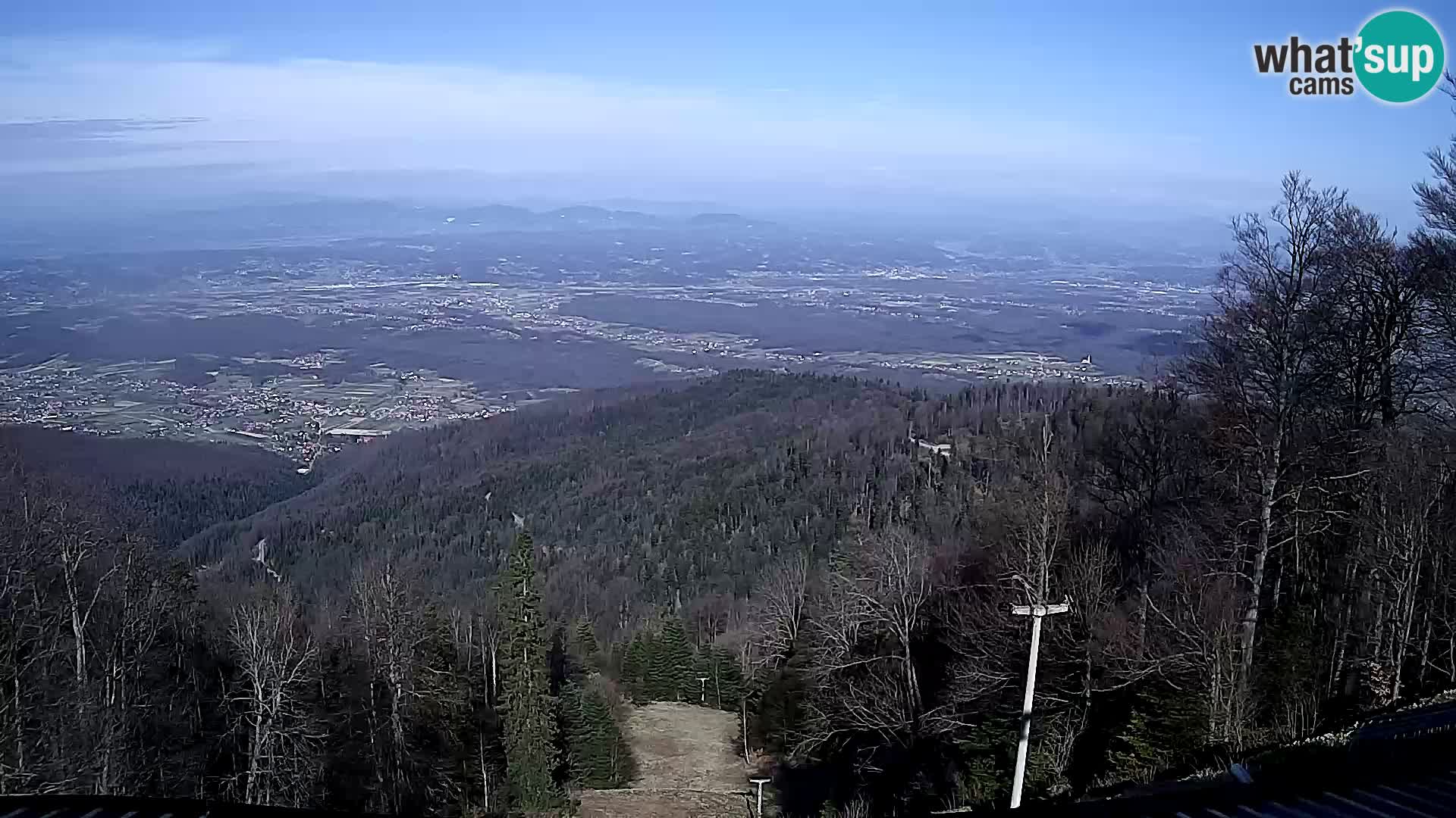 Sljeme webcam – Panorama