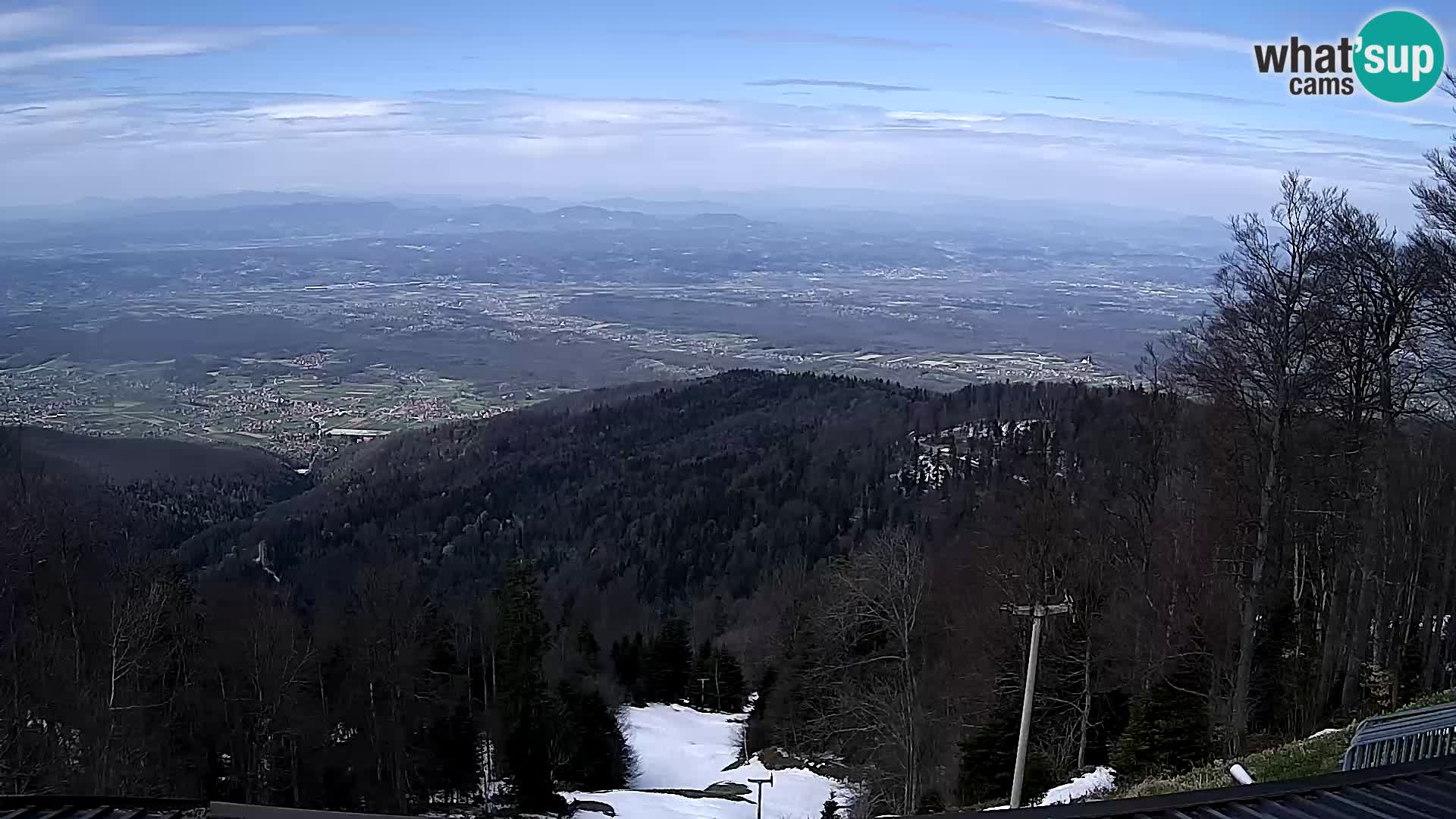 Sljeme webcam – Panorama