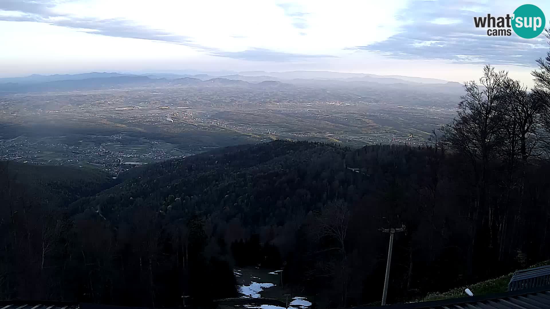 Sljeme webcam – Panorama