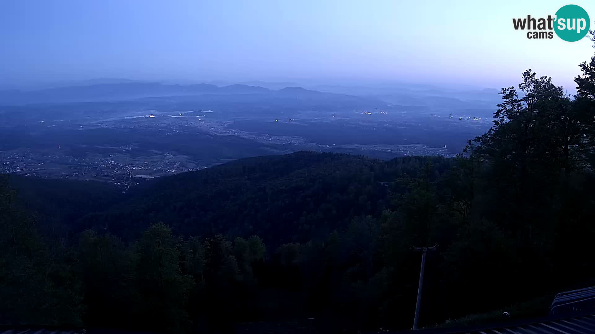 Sljeme webcam – panorama