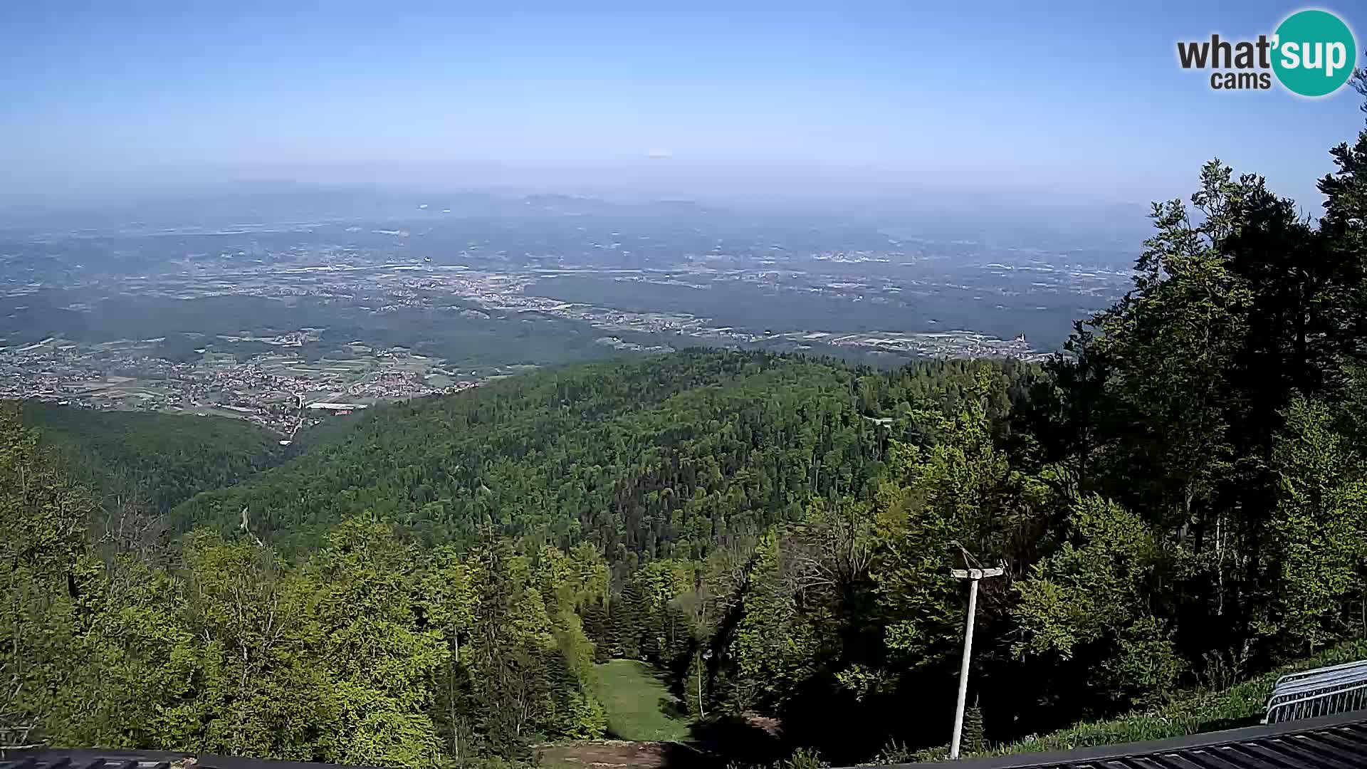 Sljeme webcam – Panorama