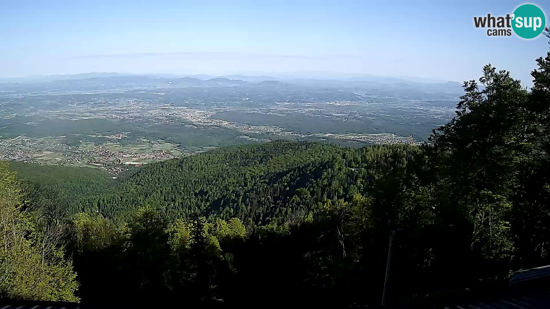 Sljeme webcam – Panorama