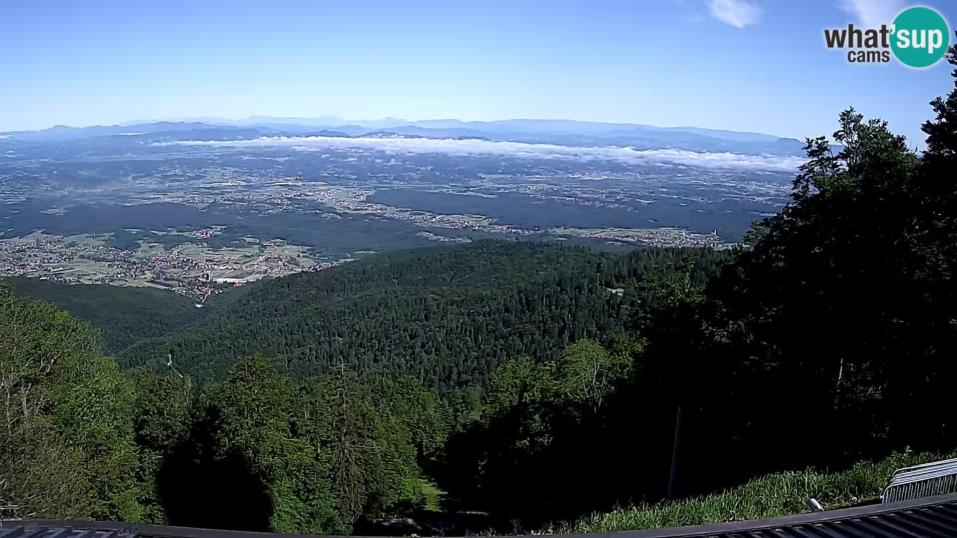 Sljeme webcam – Panorama