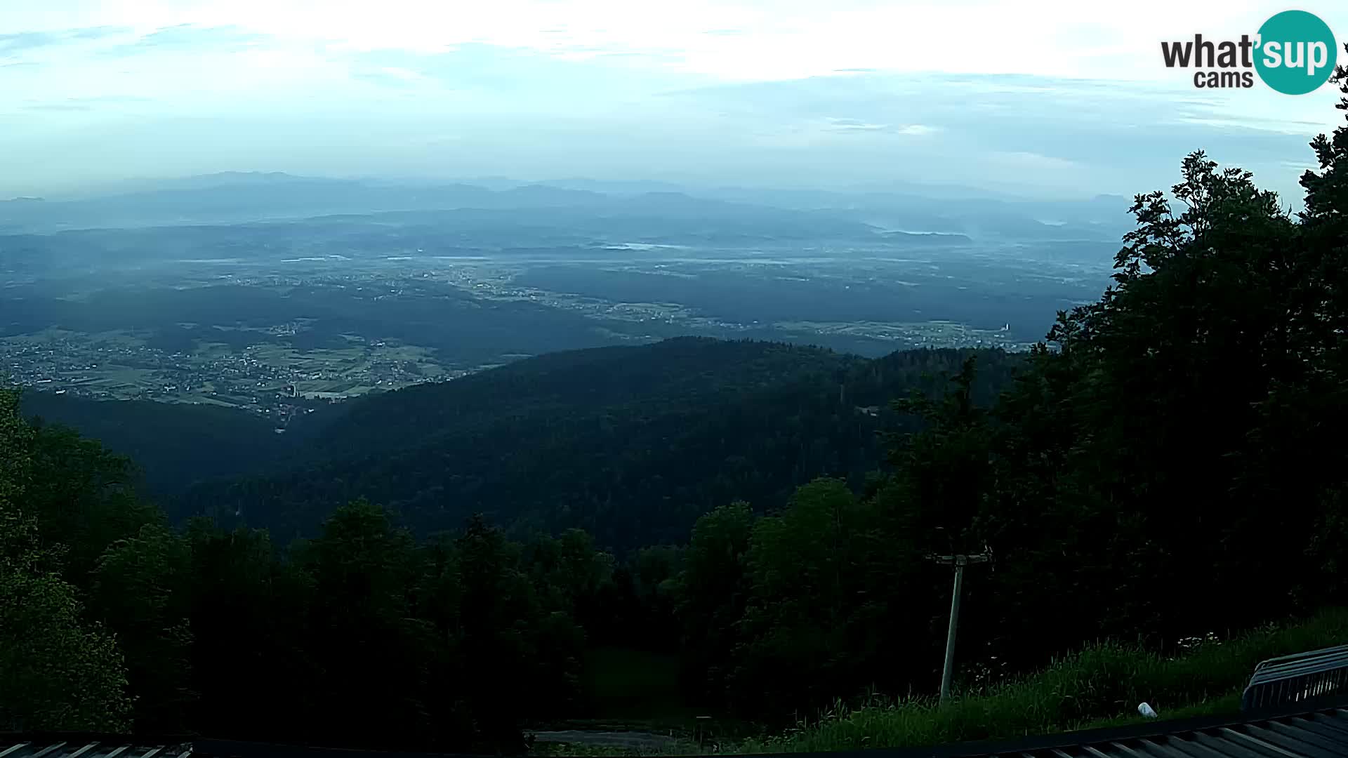 Sljeme webcam – Panorama