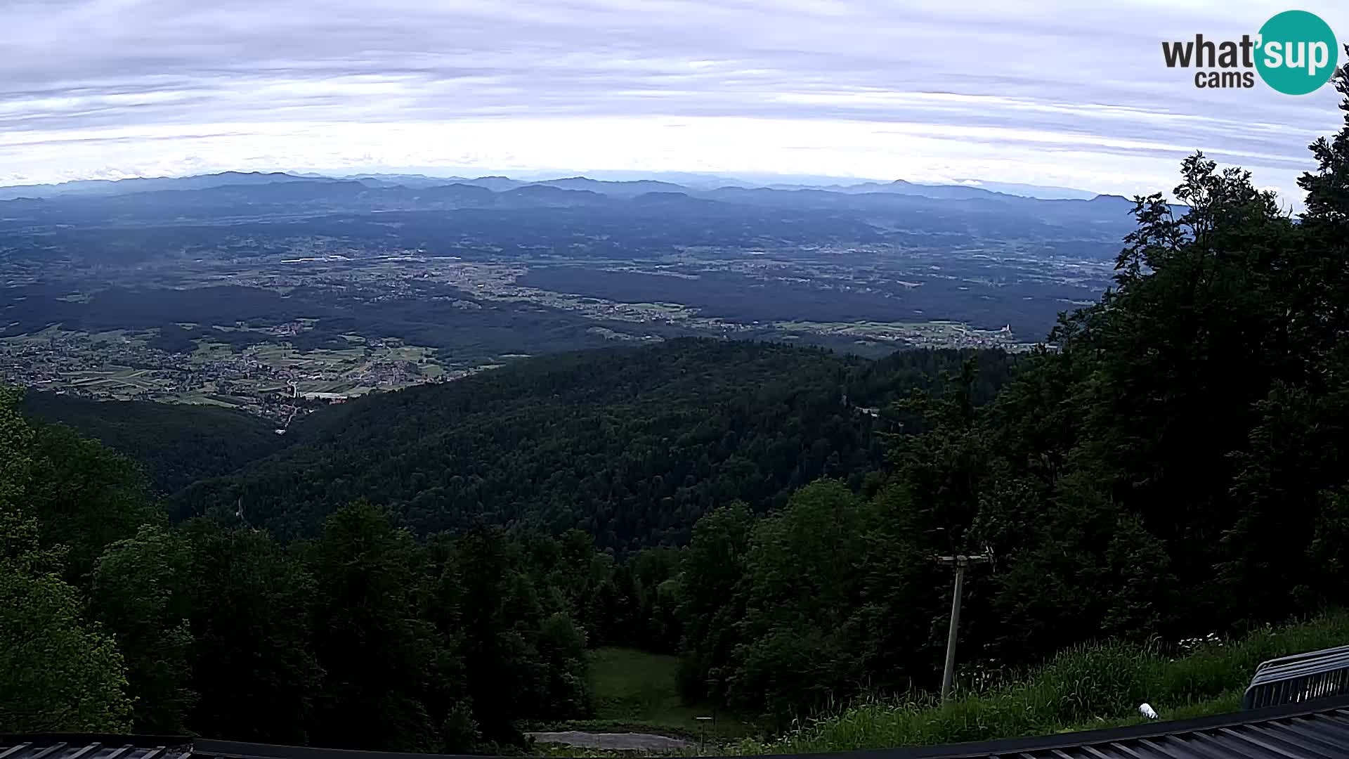 Sljeme webcam – Panorama