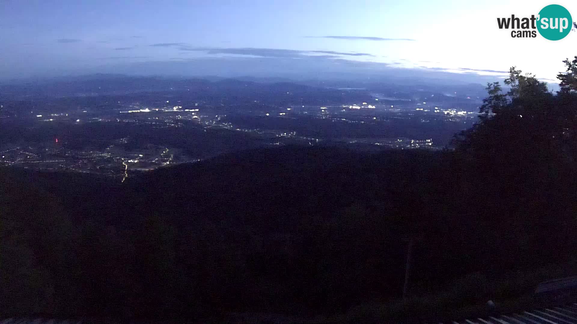 Sljeme webcam – Panorama