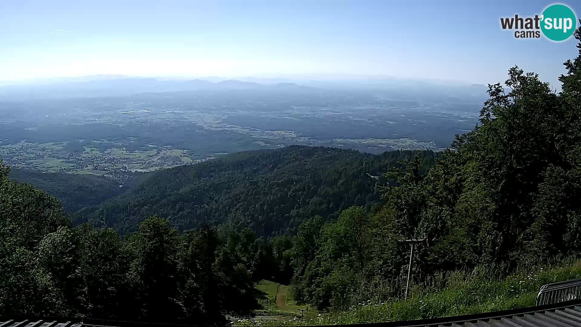 Sljeme webcam – Panorama
