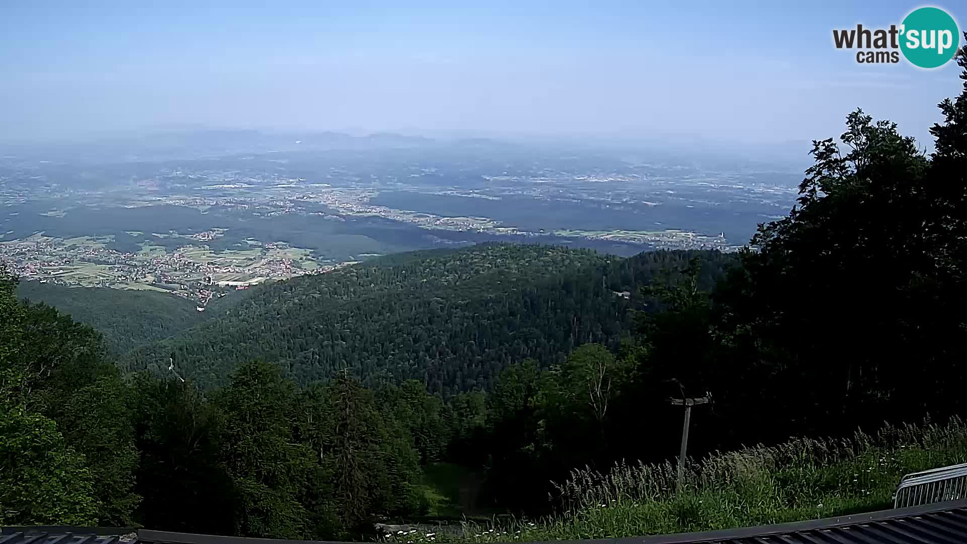Sljeme webcam – panorama