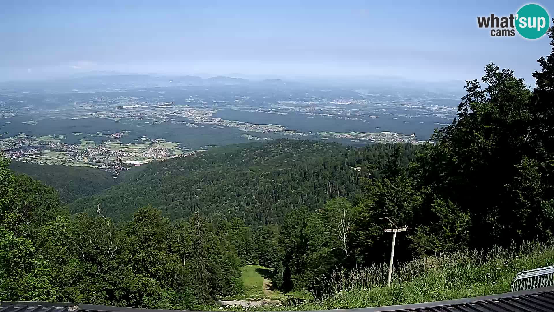 Sljeme webcam – panorama