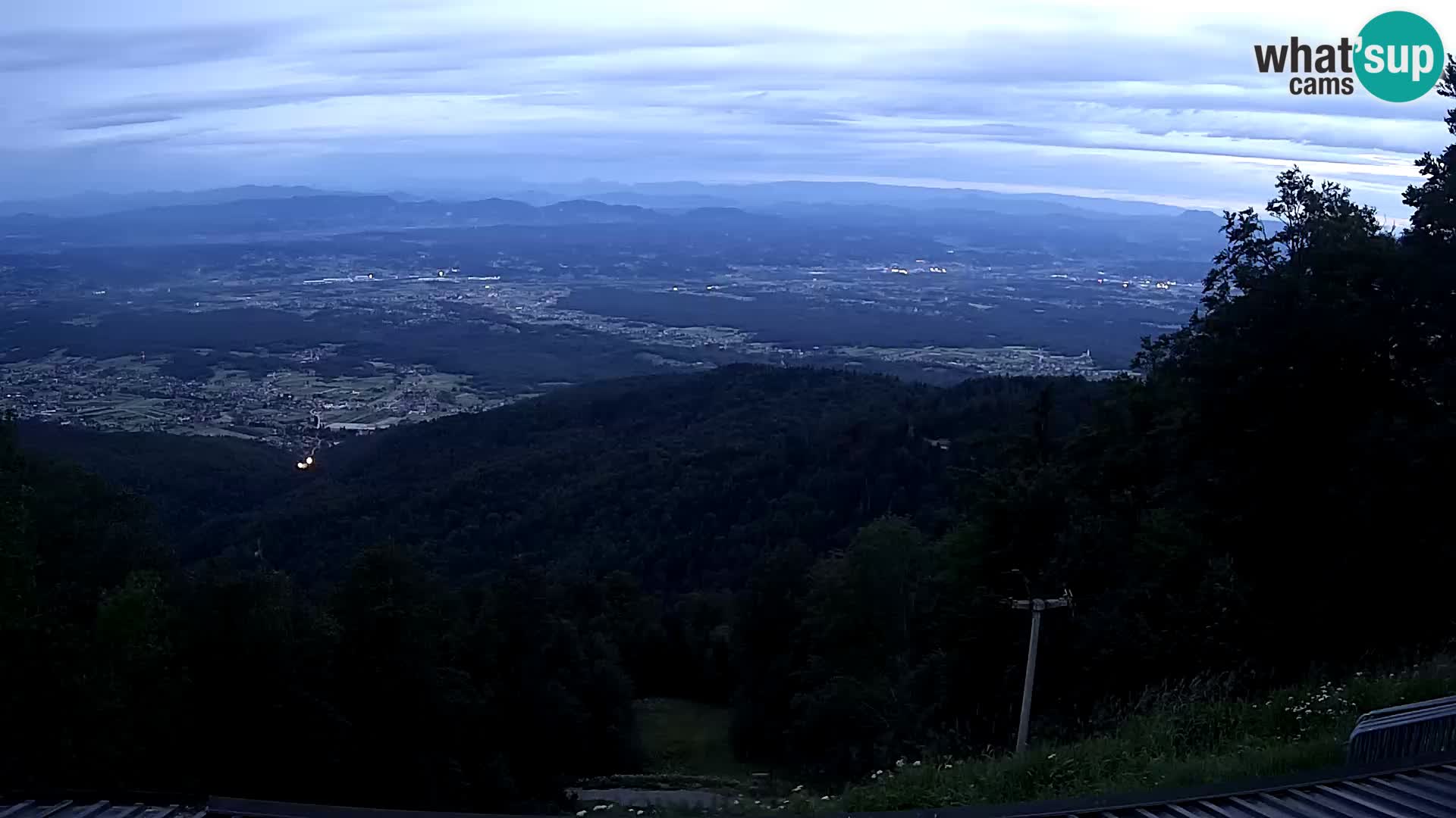 Sljeme webcam – panorama