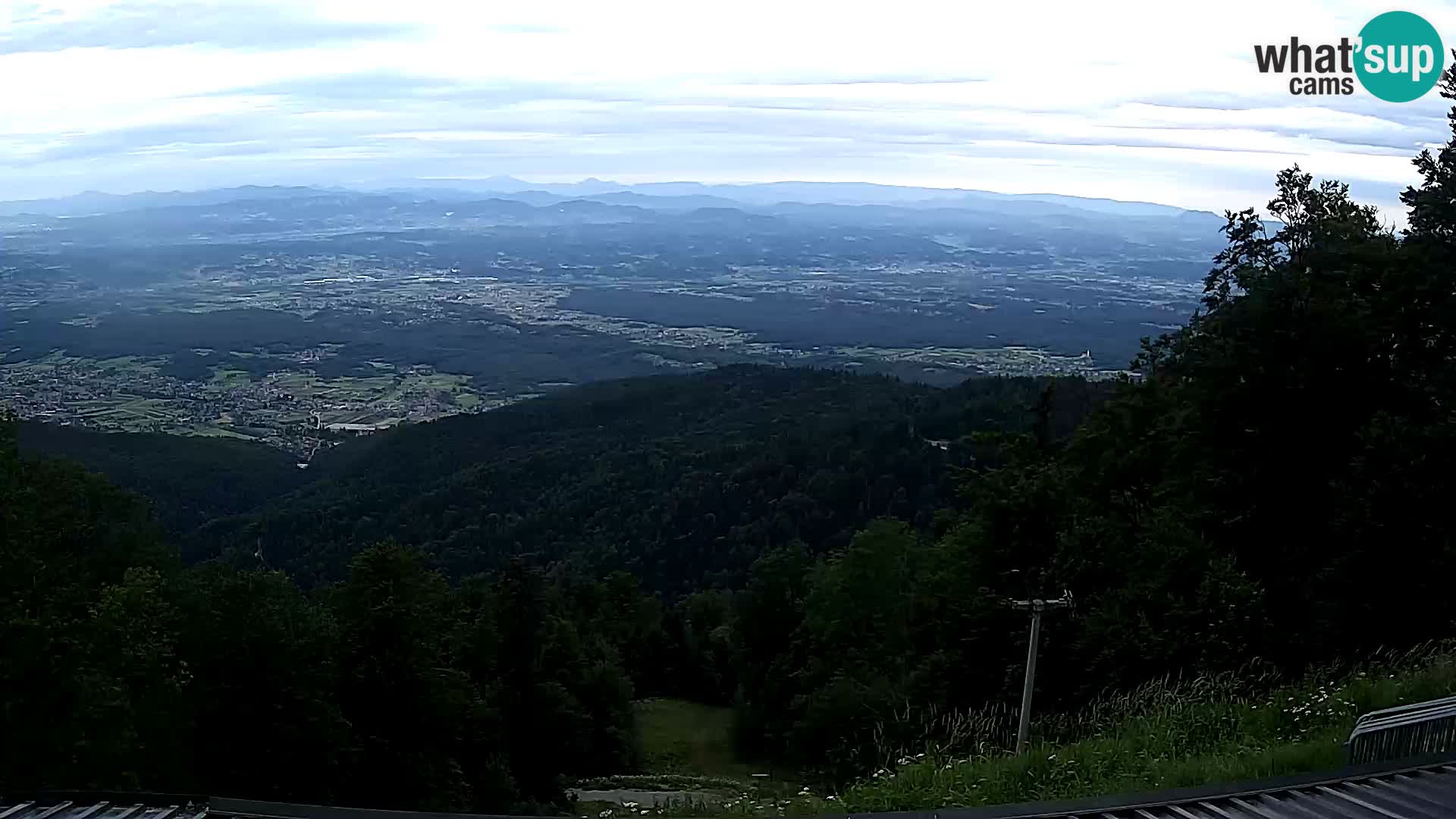Sljeme webcam – Panorama