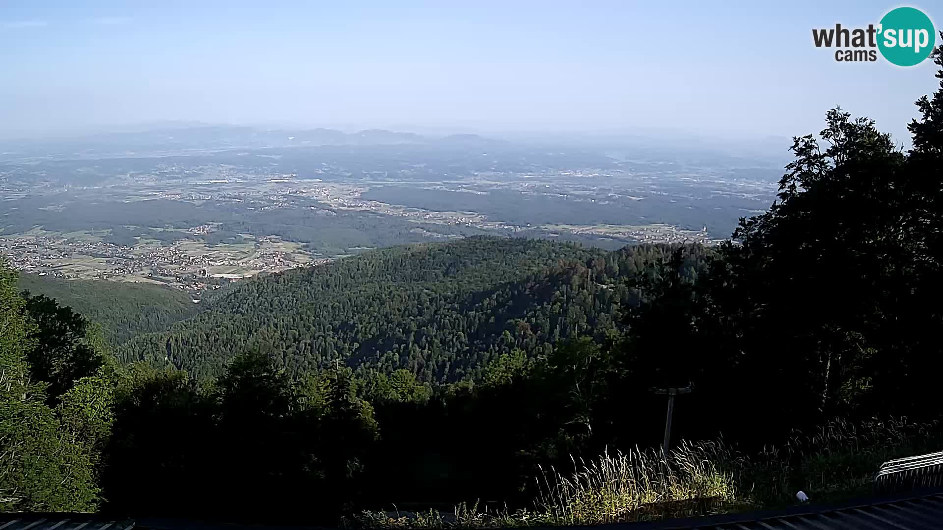 Sljeme webcam – Panorama