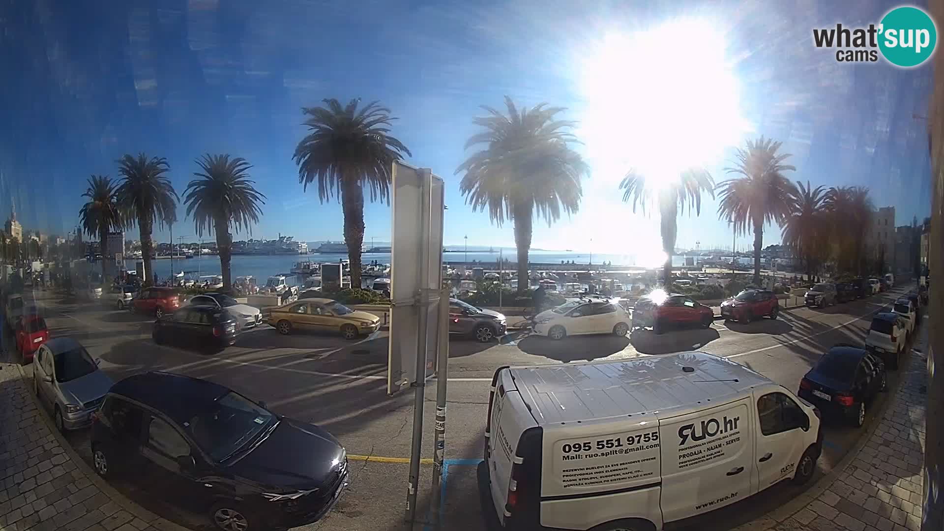 Webcam live Split – Lungomare di Spalato