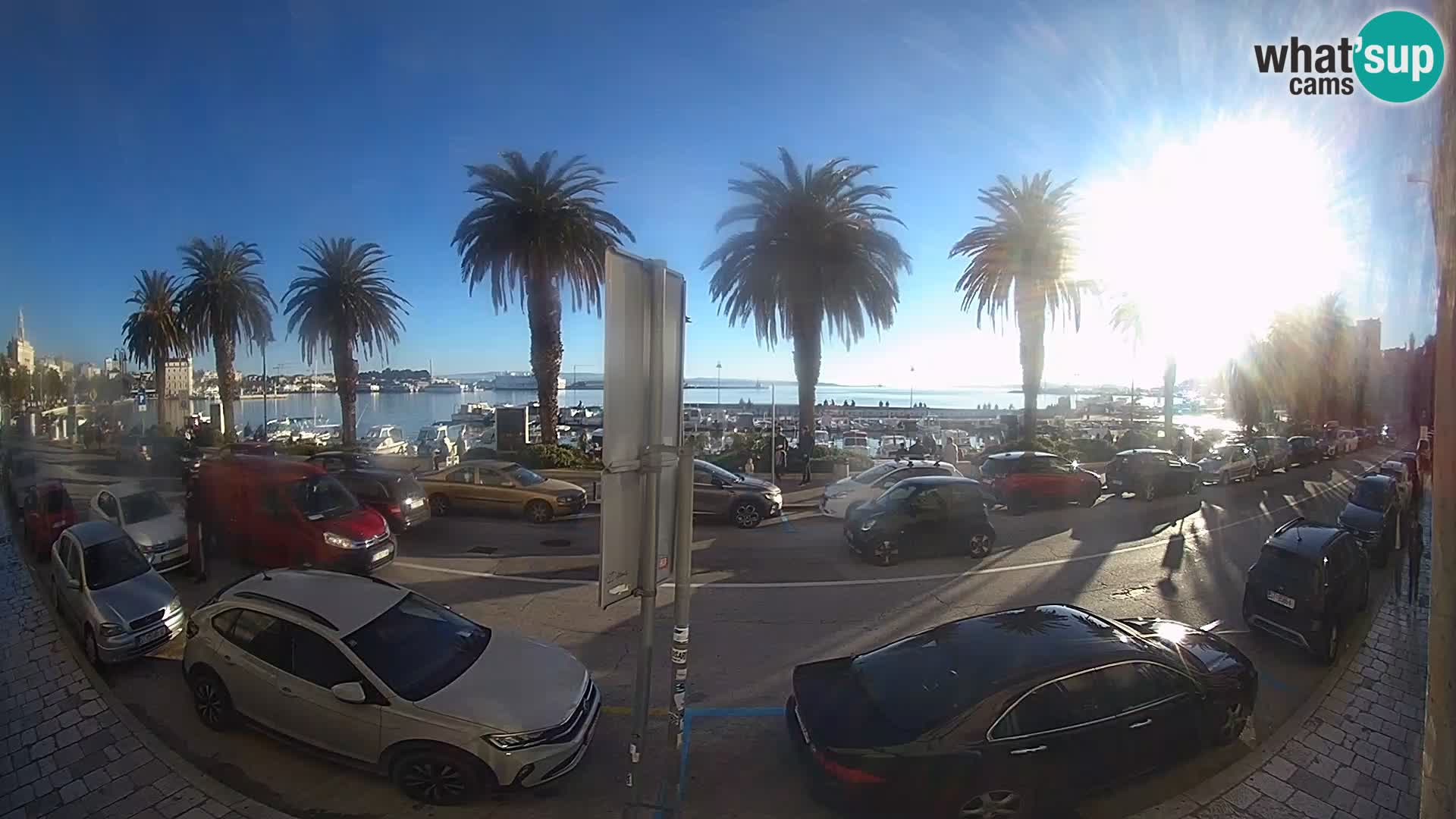 Webcam Split – Seaside Promenade