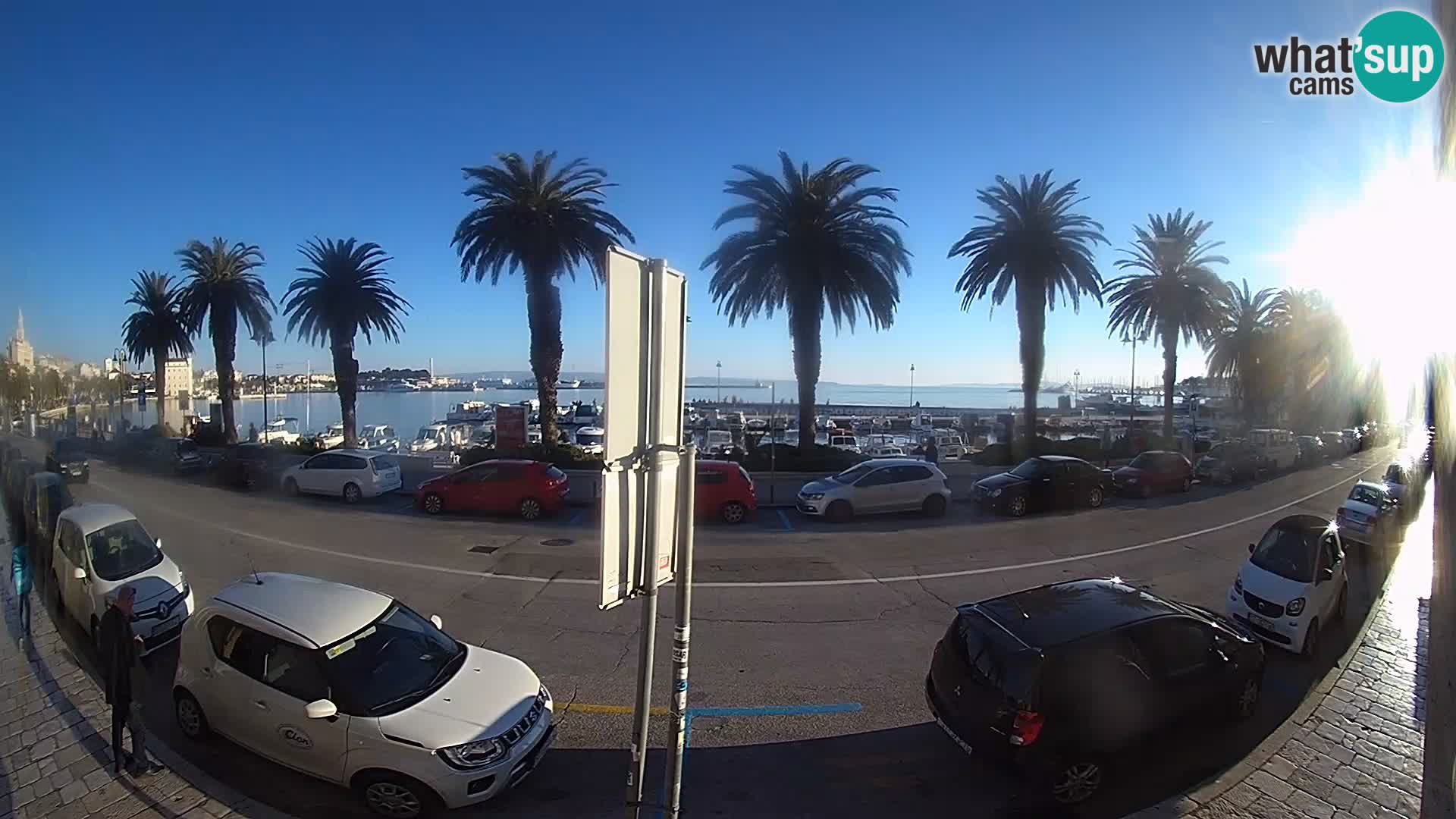 Webcam Split – Seaside Promenade