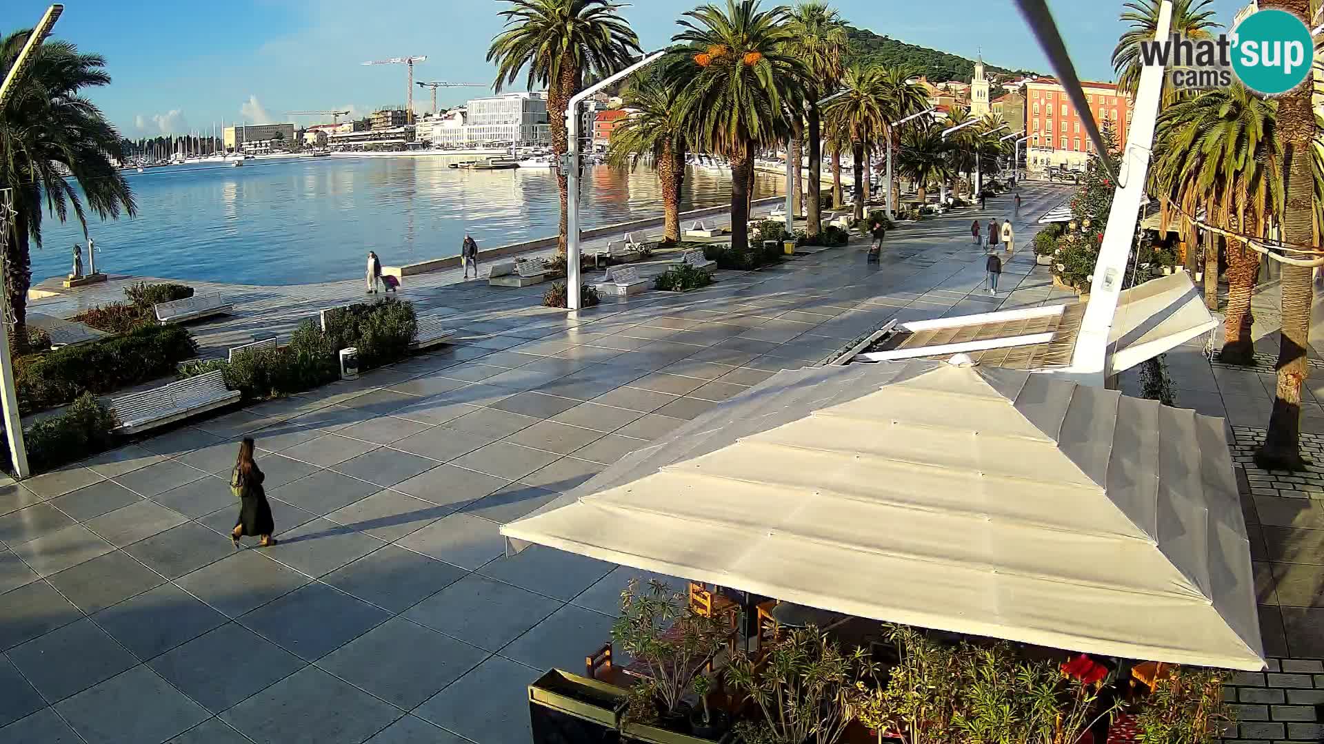 cam Live Split Strand Bačvice WhatsUpCams LIVE  kameras