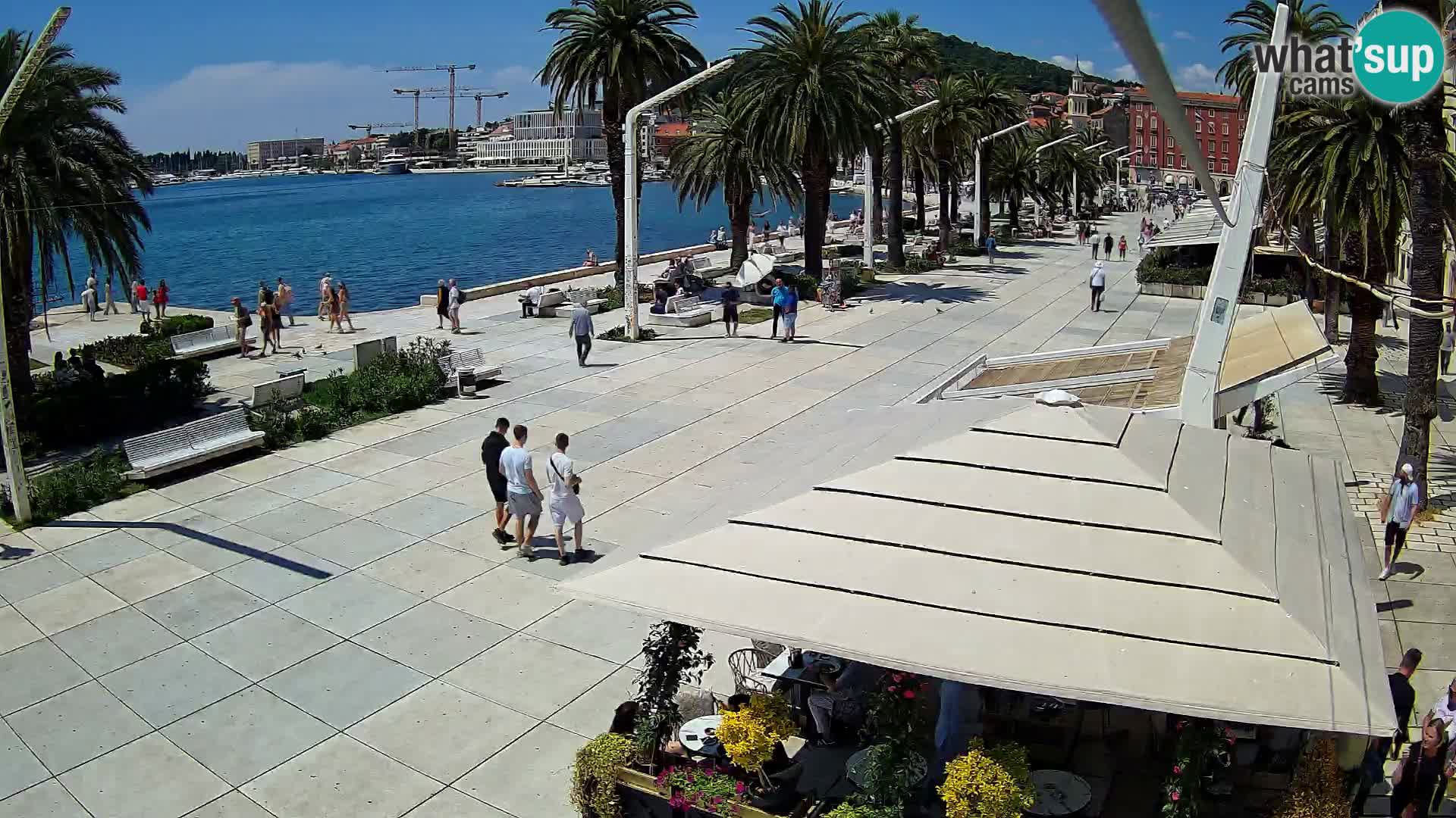 Split –  Blick auf Split riva