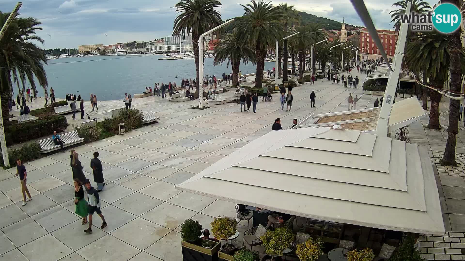 Live Webcam Split – view of Split riva