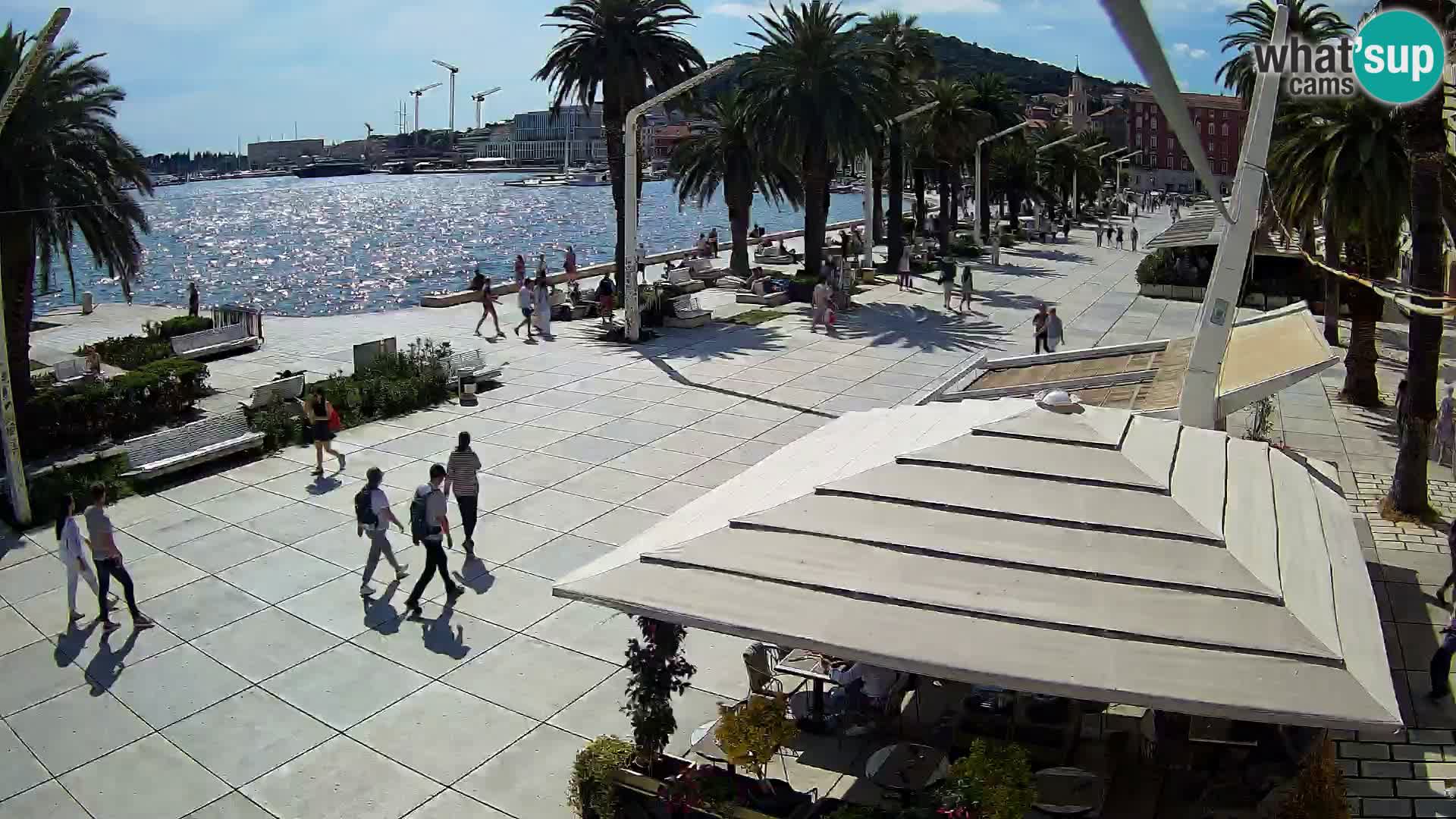 Split –  Blick auf Split riva