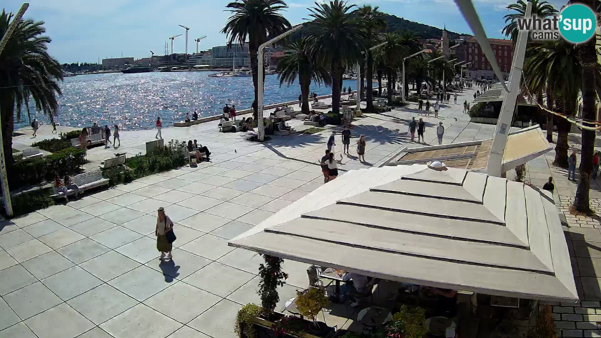 Live Webcam Split – view of Split riva