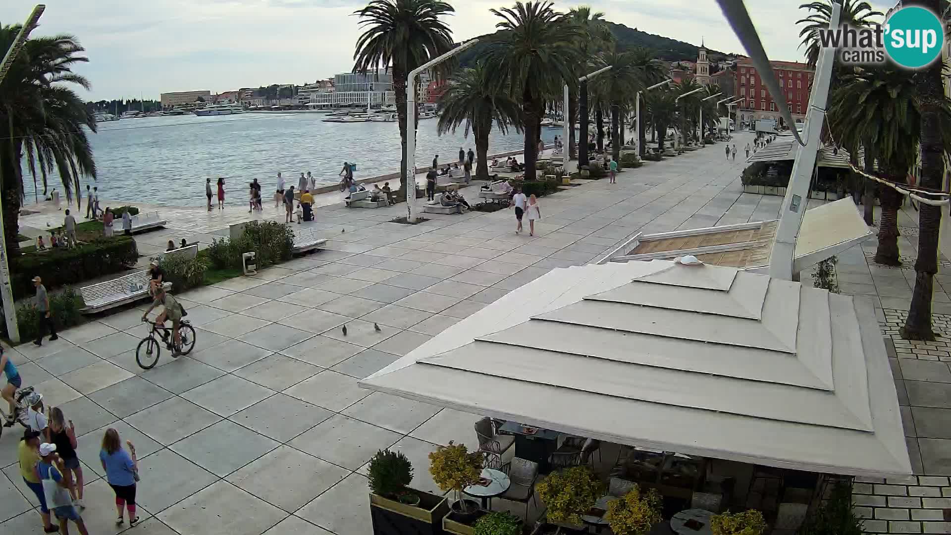 Split – Vista sulla riva di Spalato