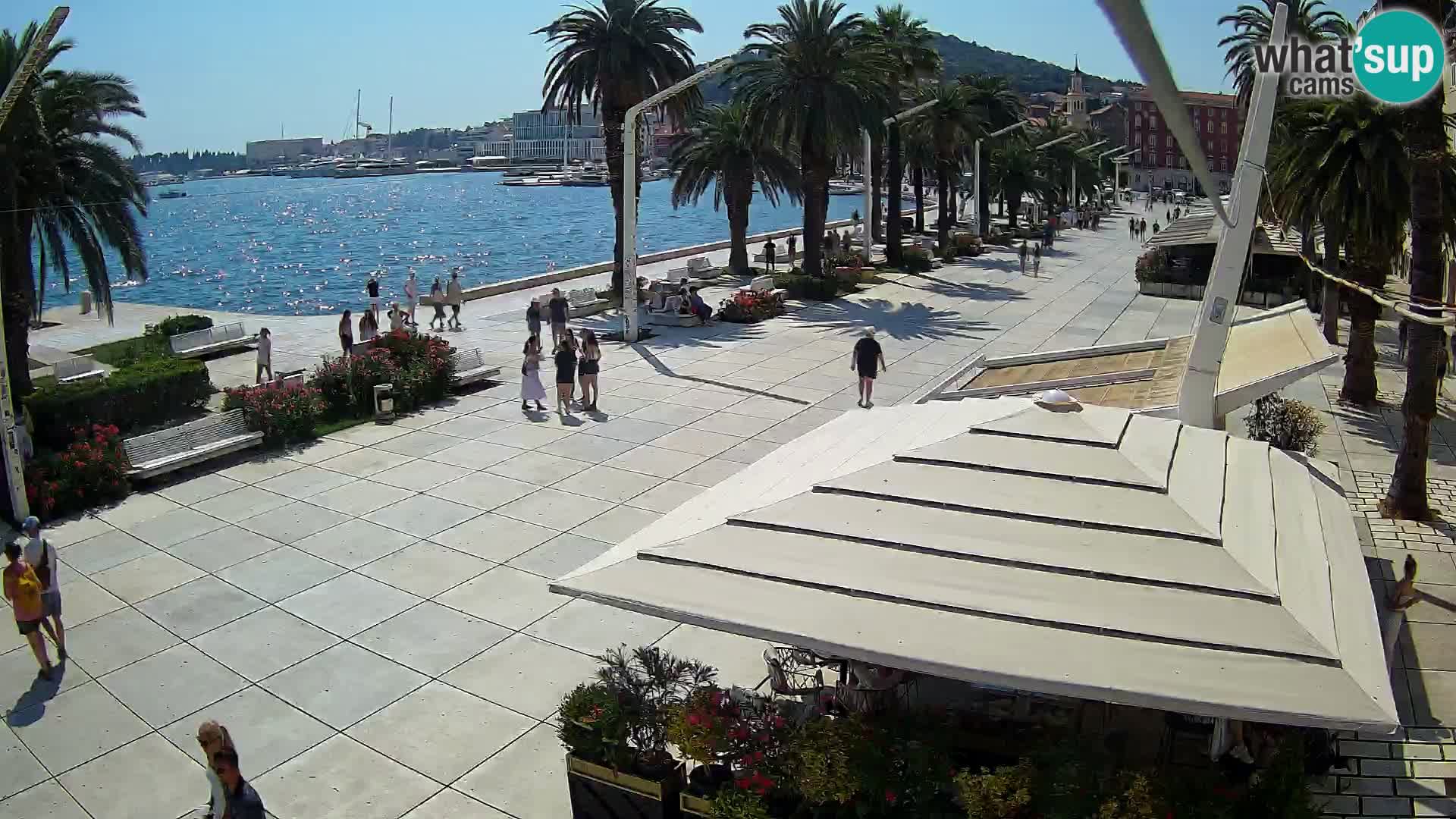 Live Webcam Split – view of Split riva