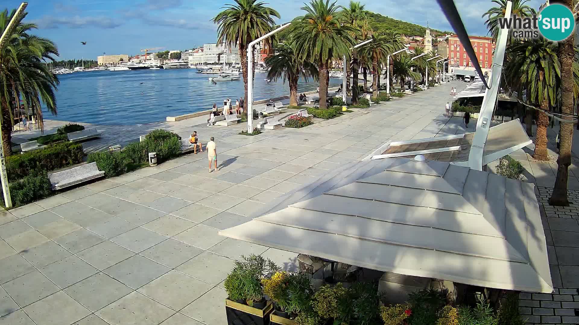 Split –  Blick auf Split riva