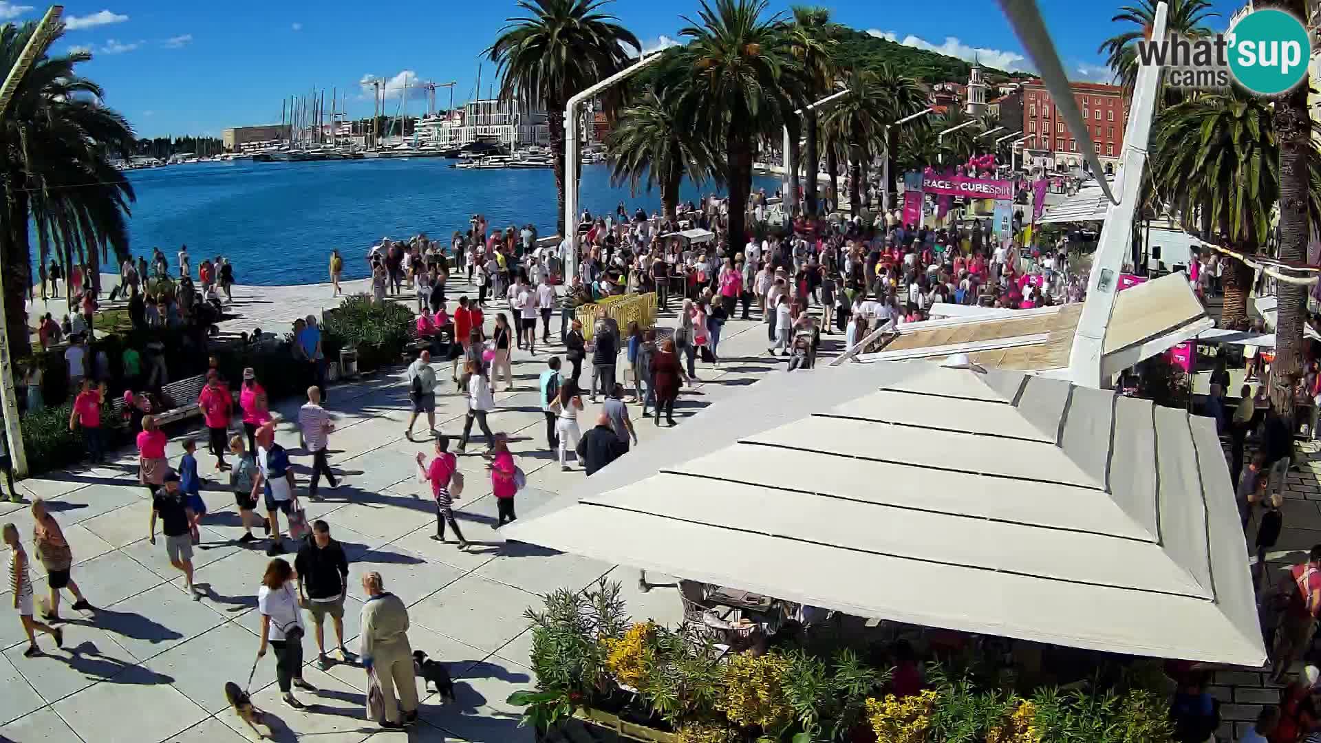 Live Webcam Split – view of Split riva