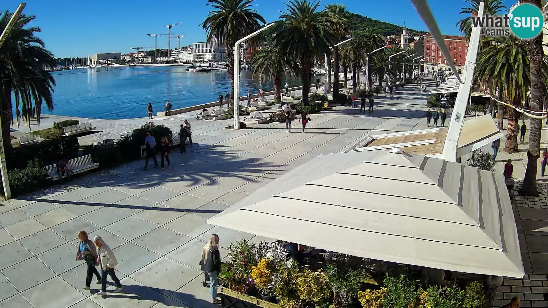 Split –  vue de Riva de Split