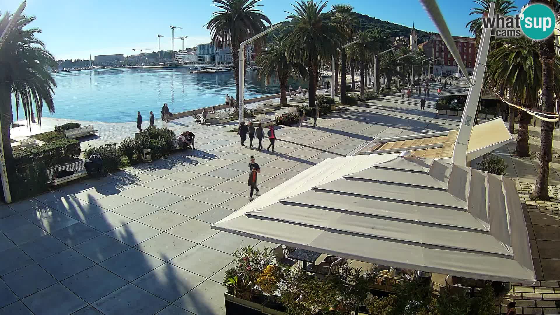 Split – Vista sulla riva di Spalato