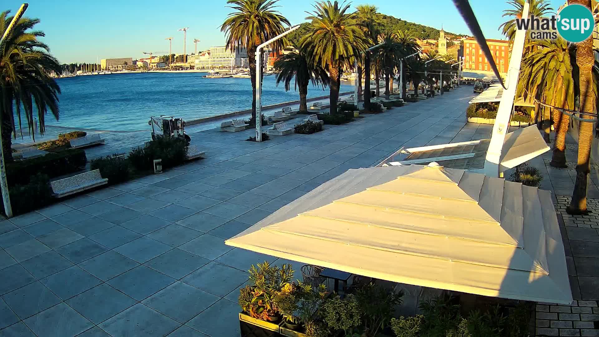 Split – Vista sulla riva di Spalato