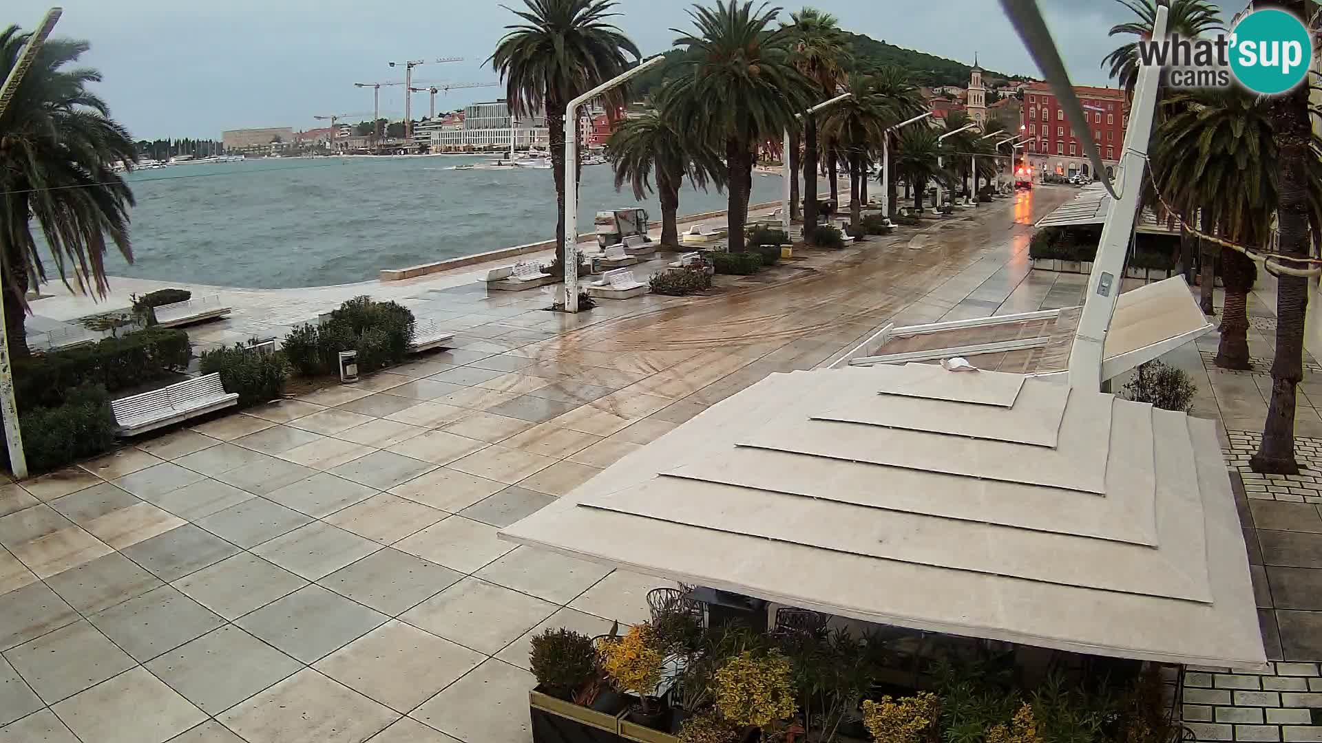 Split – Vista sulla riva di Spalato