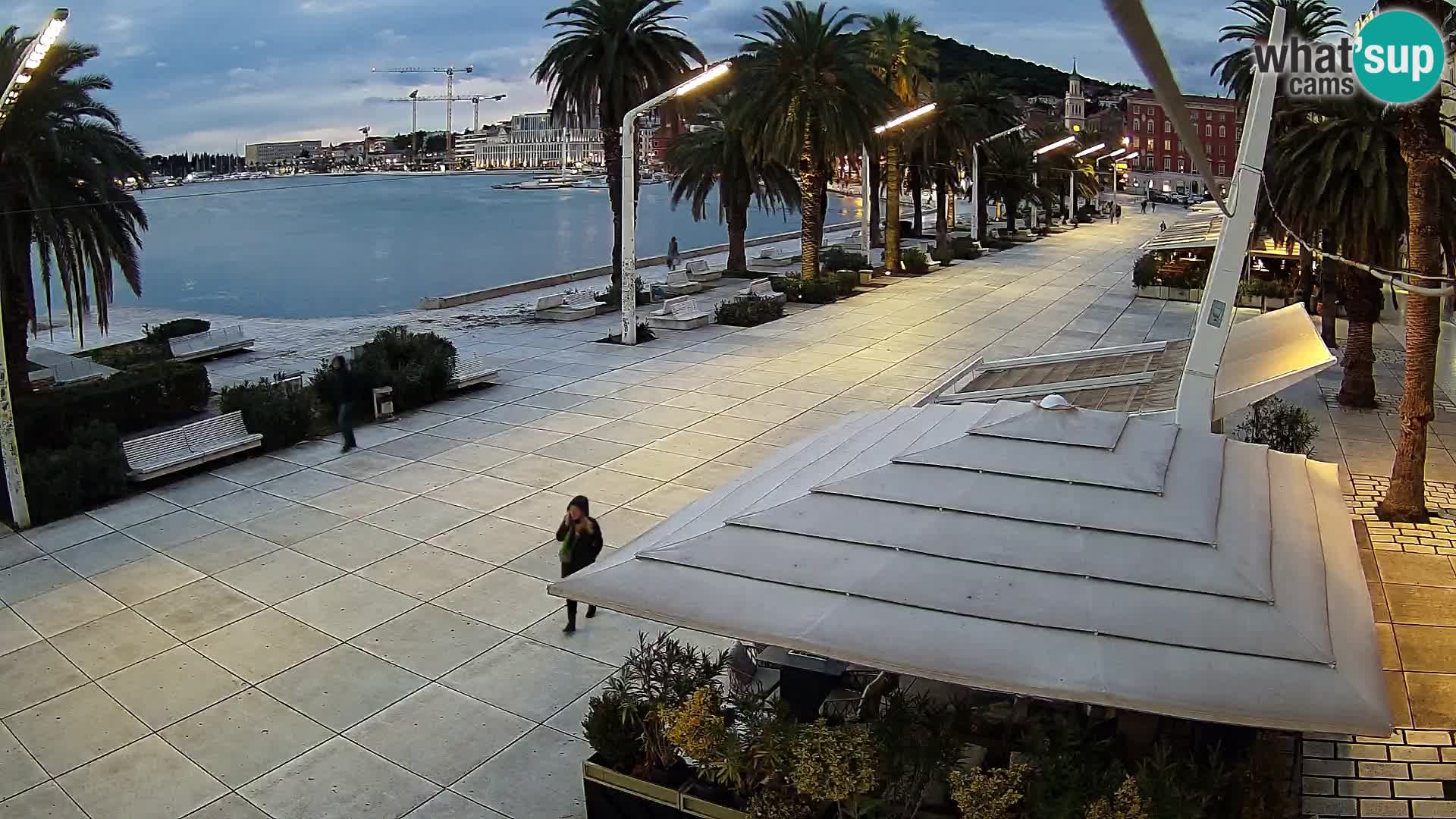 Split – Vista sulla riva di Spalato