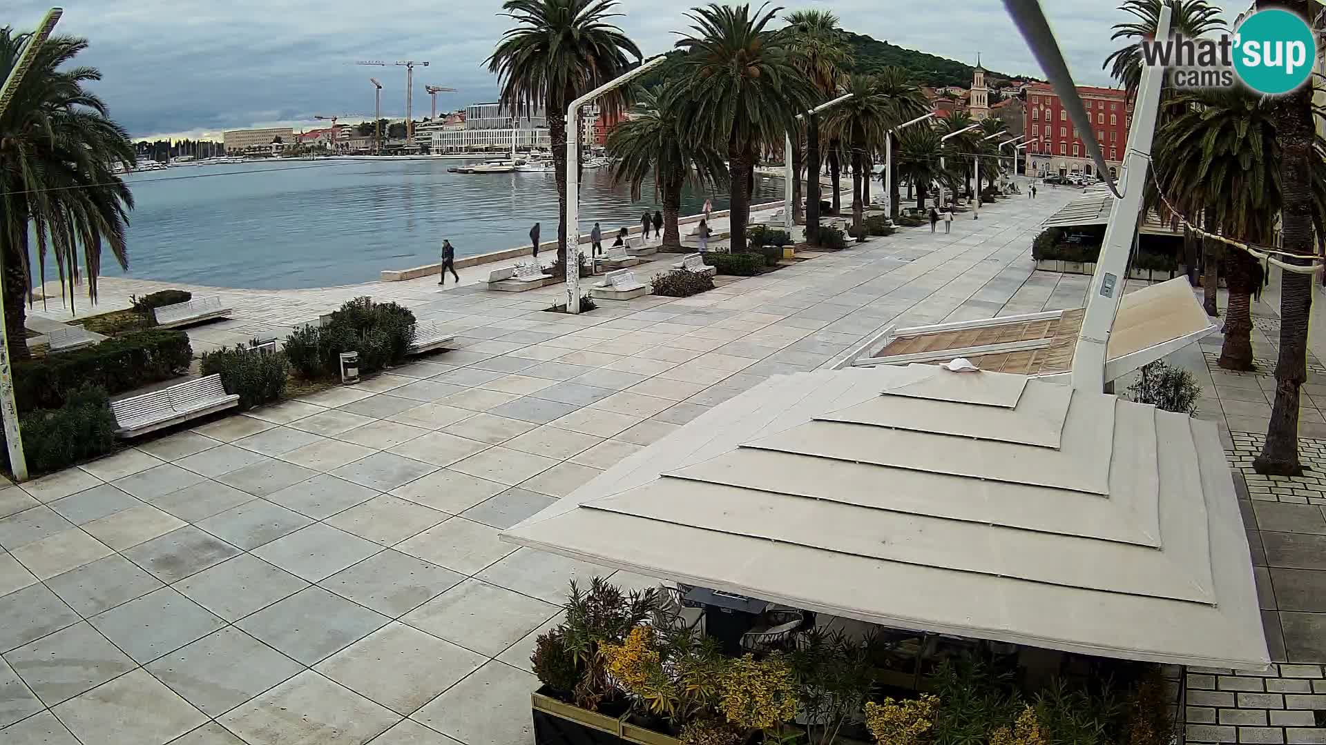 Split –  Blick auf Split riva