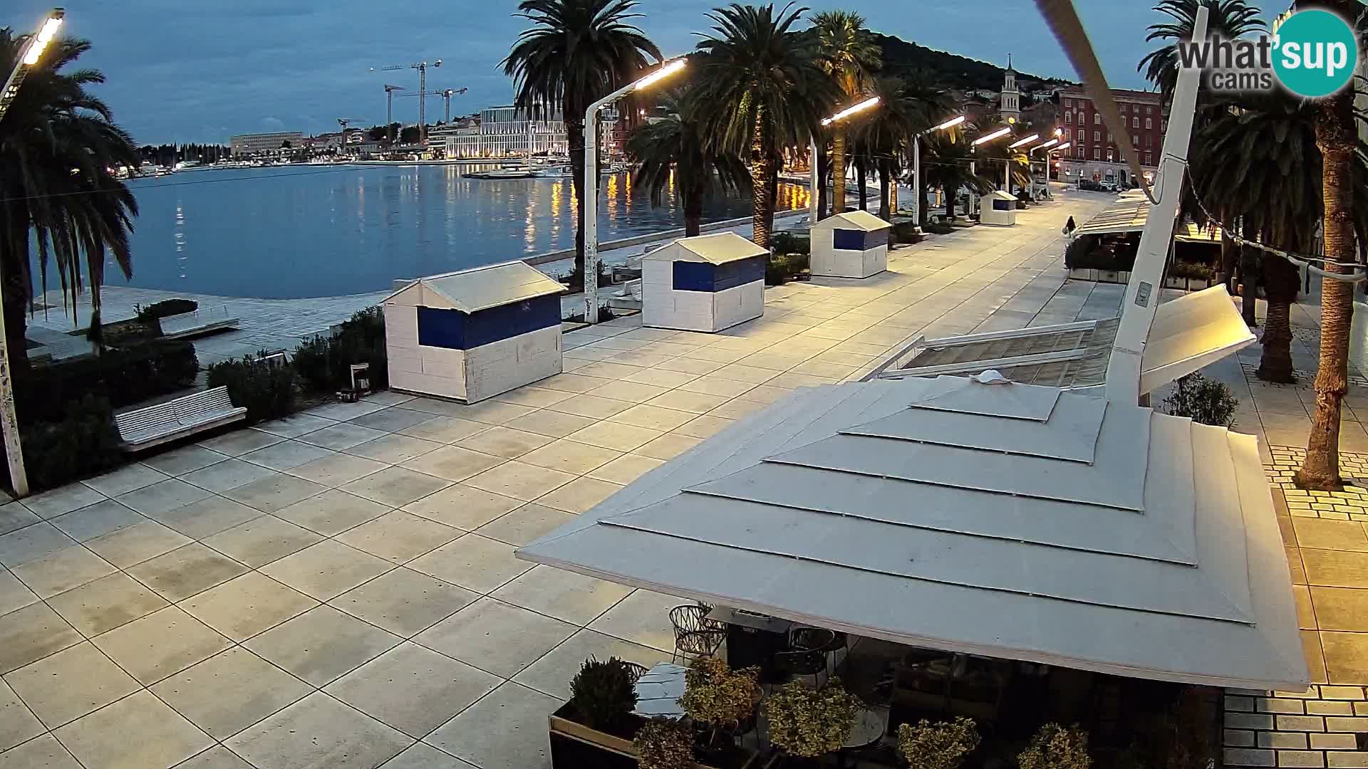 Split – Vista sulla riva di Spalato