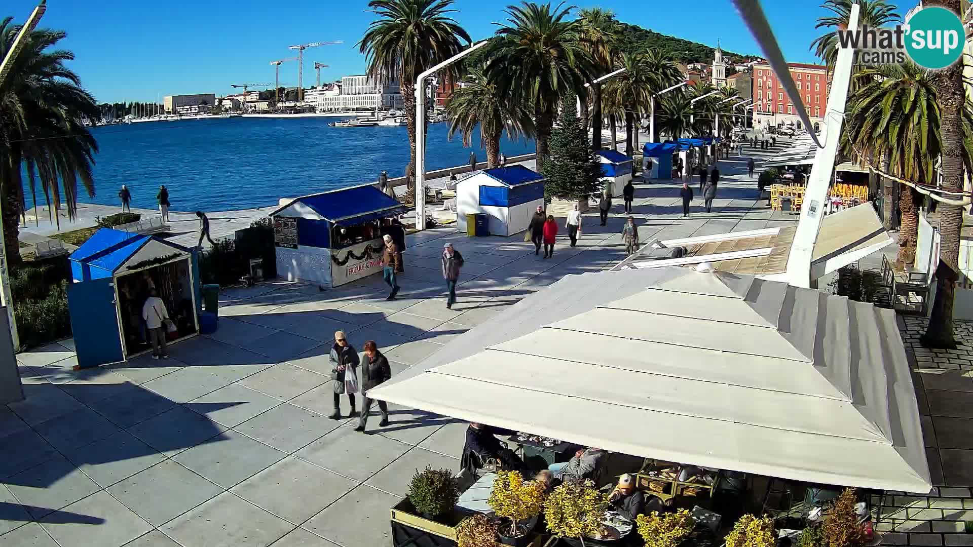 Split – Vista sulla riva di Spalato