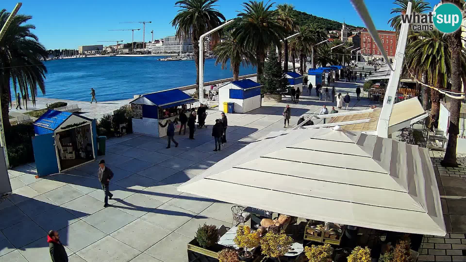 Split – Vista sulla riva di Spalato