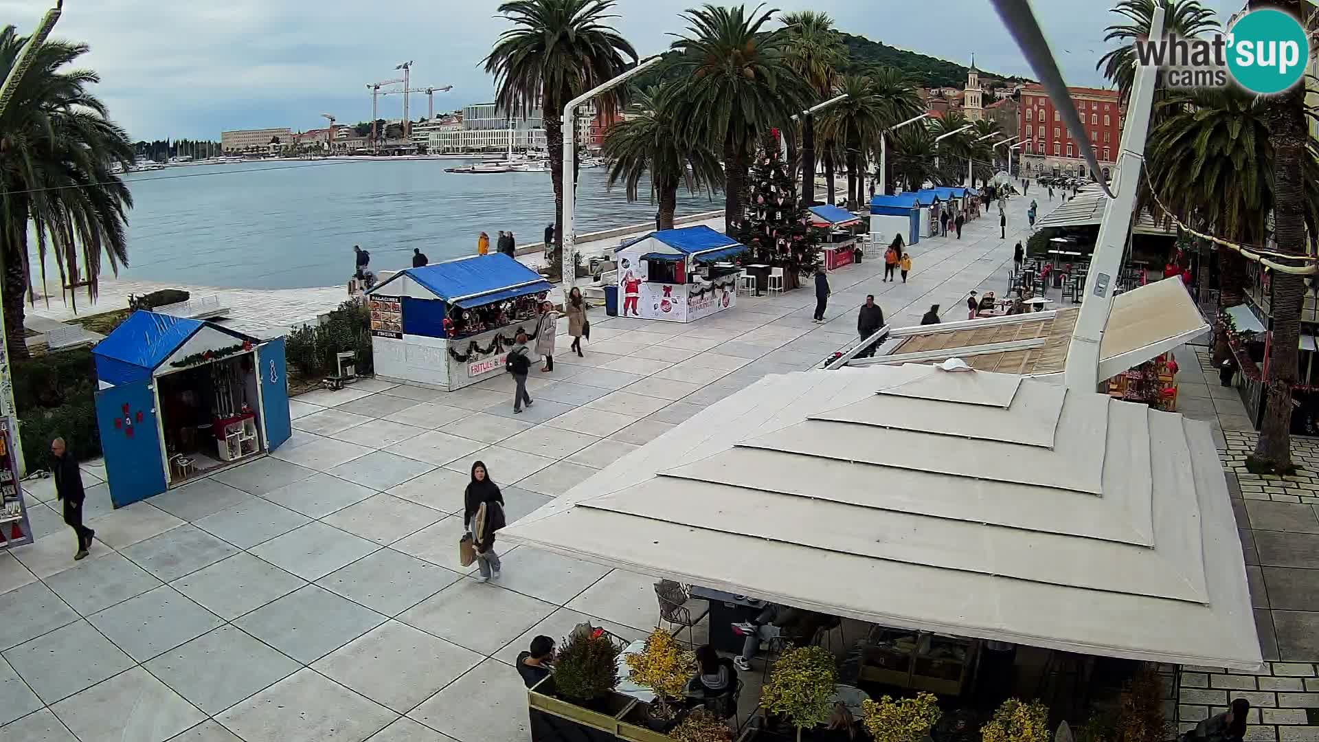 Split –  Blick auf Split riva