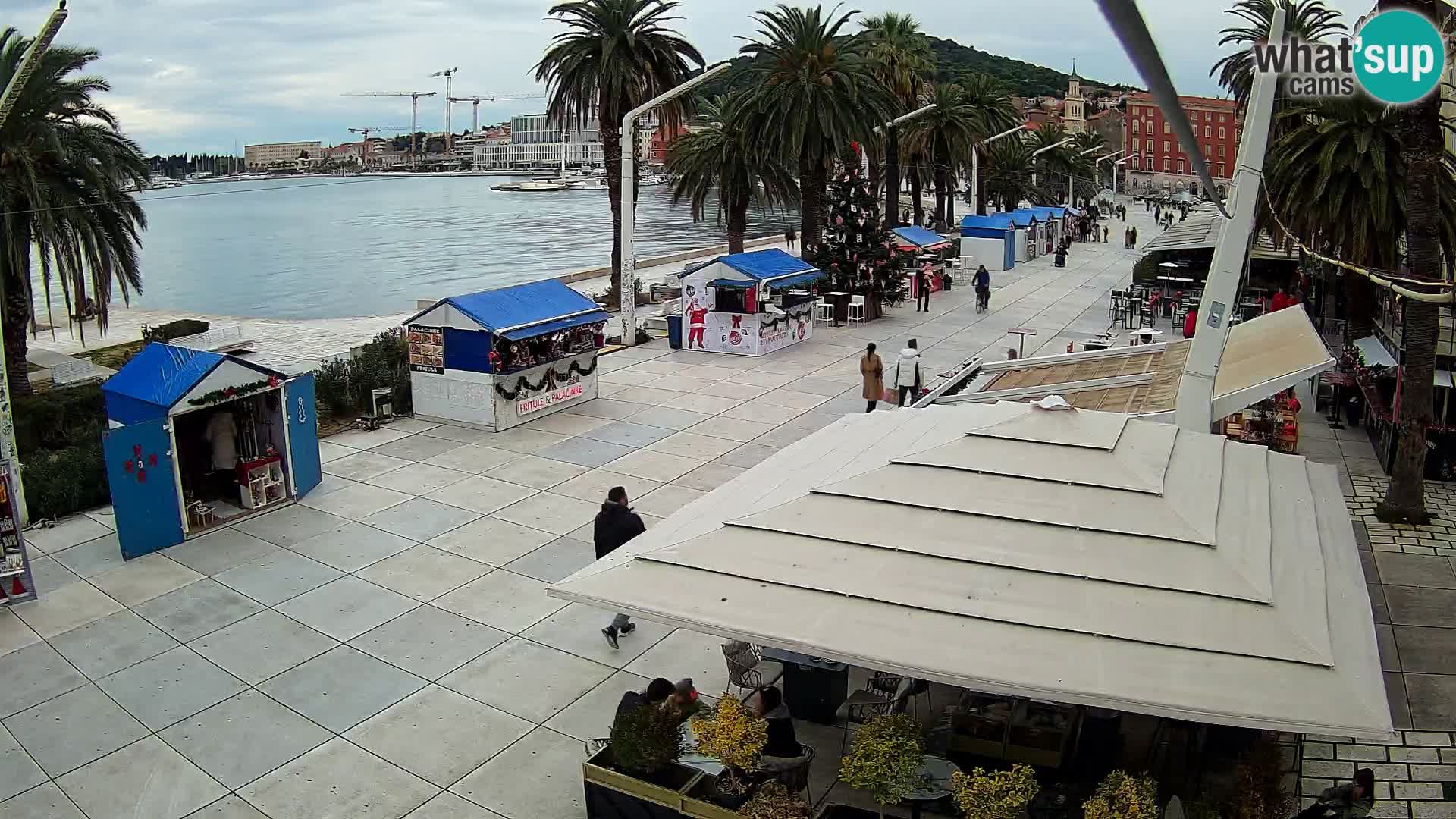 Split –  Blick auf Split riva