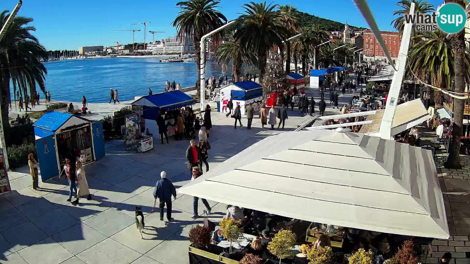 Live Webcam Split – view of Split riva