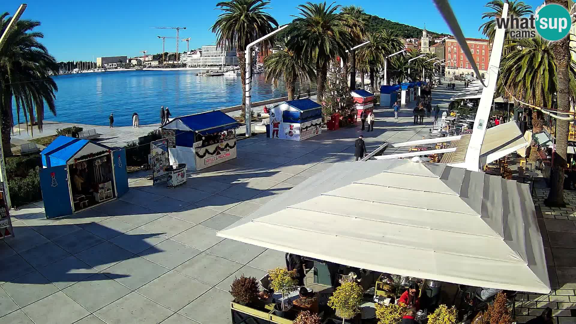 Live Webcam Split – view of Split riva