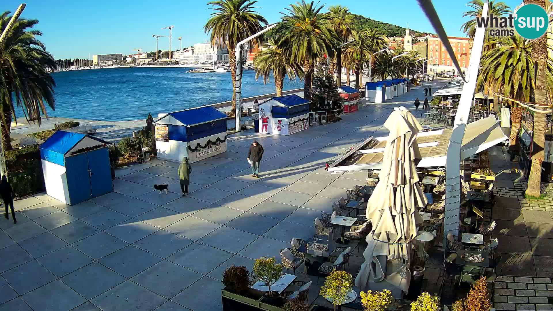 Split –  Blick auf Split riva