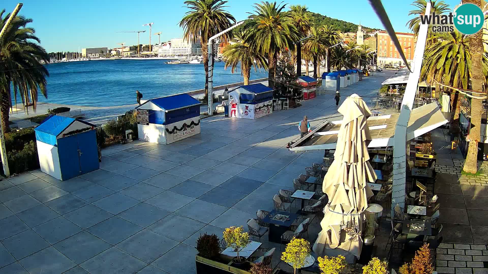 Split –  Blick auf Split riva