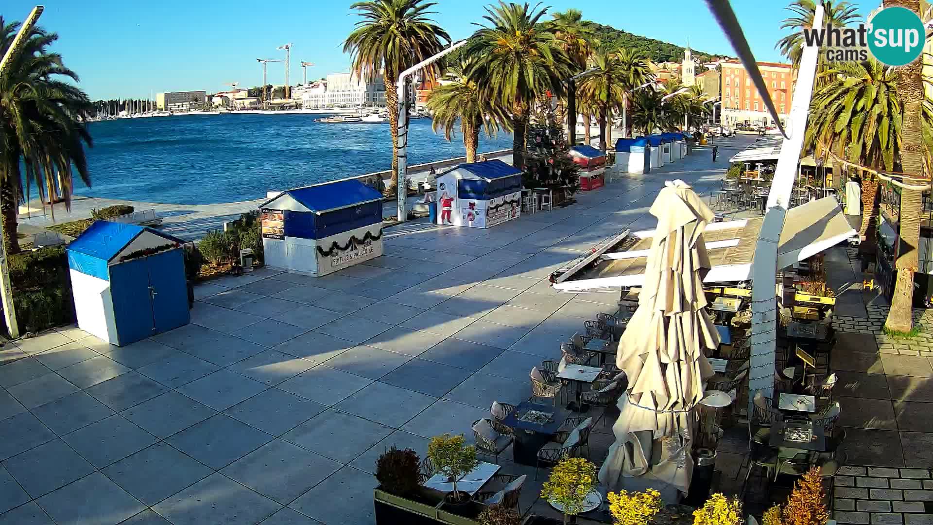 Split –  Blick auf Split riva