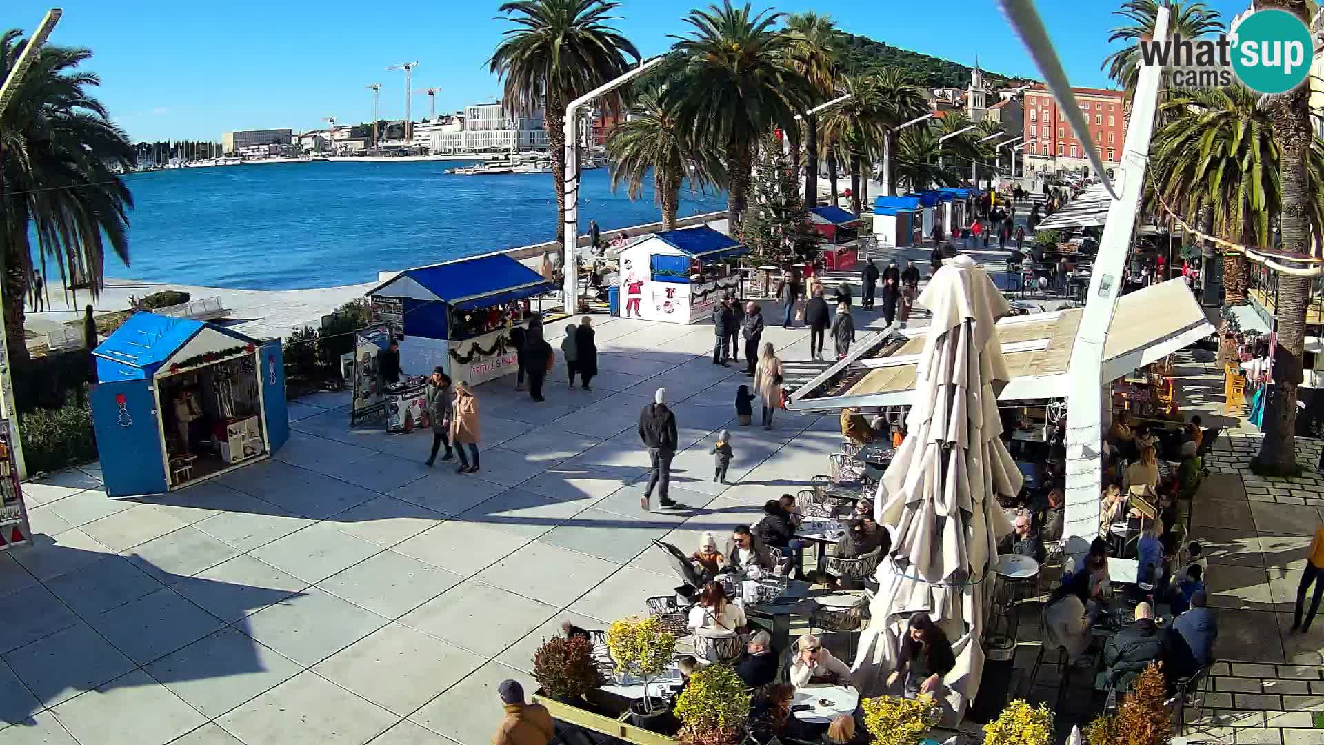 Live Webcam Split – view of Split riva