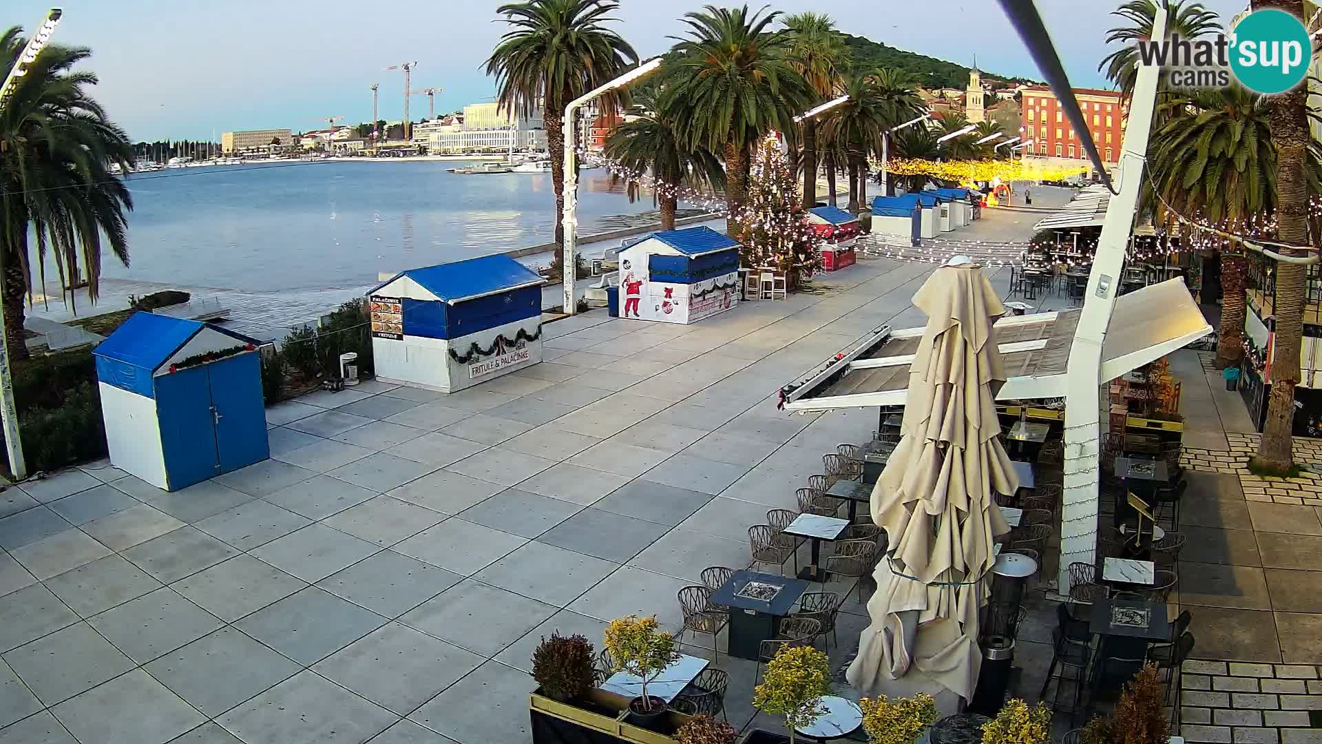 Split –  Blick auf Split riva