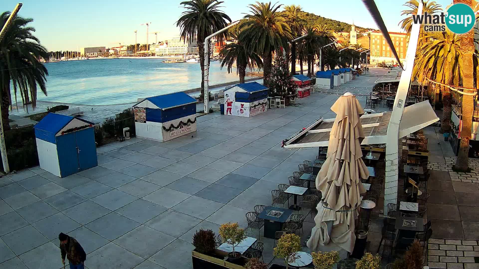 Split –  Blick auf Split riva